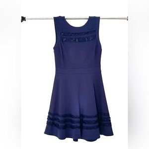 Francesca's Collections Navy Blue Dress